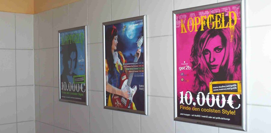 CityTOI – DIN A3 Plakatwerbung am stillen Örtchen